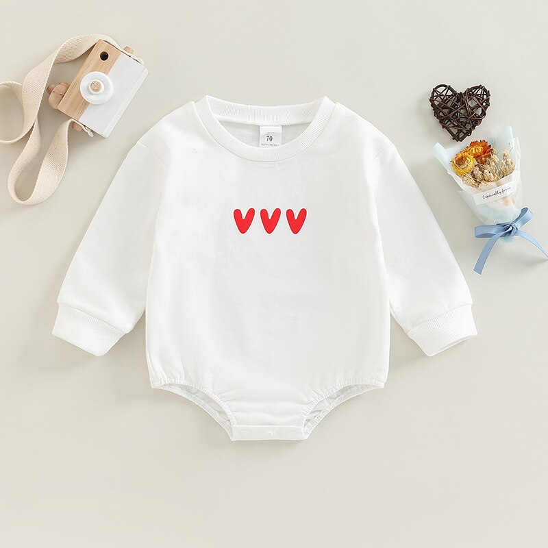 Little Love Sweatshirt Romper | Casual Outfit | Bodysuit | Jumpsuit