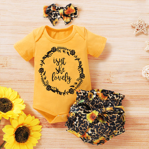 Summer 3pcs Outfits Sets | Baby Girl Clothes | Baby Clothing Sets