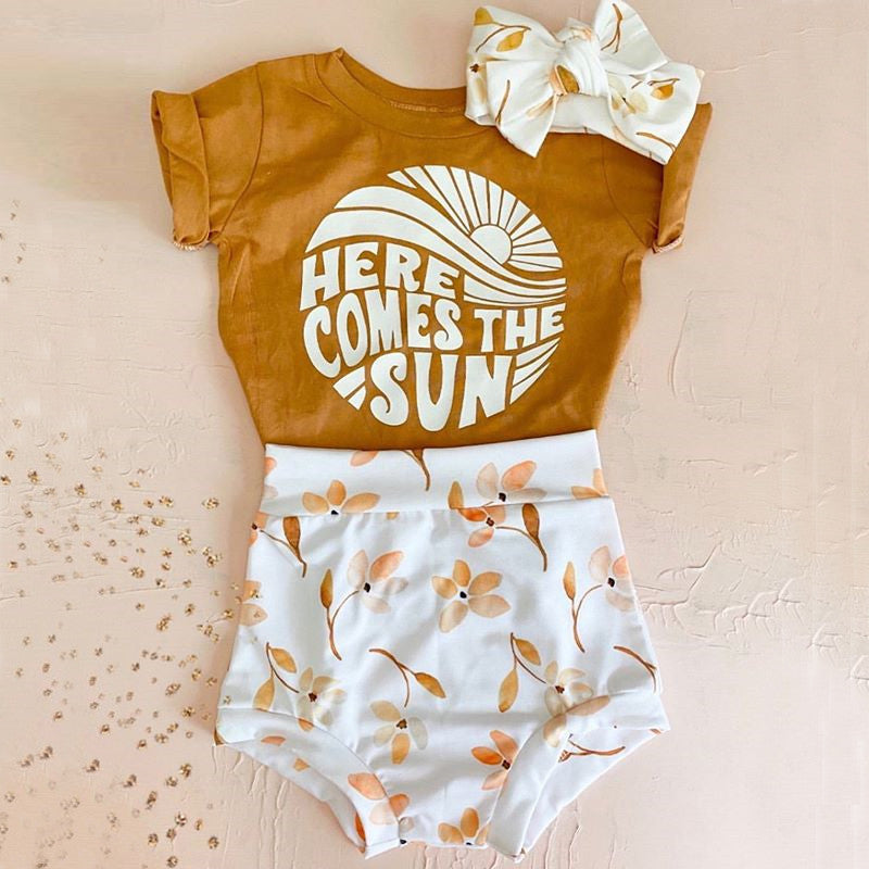 Summer 3pcs Outfits Sets | Baby Girl Clothes | Baby Clothing Sets