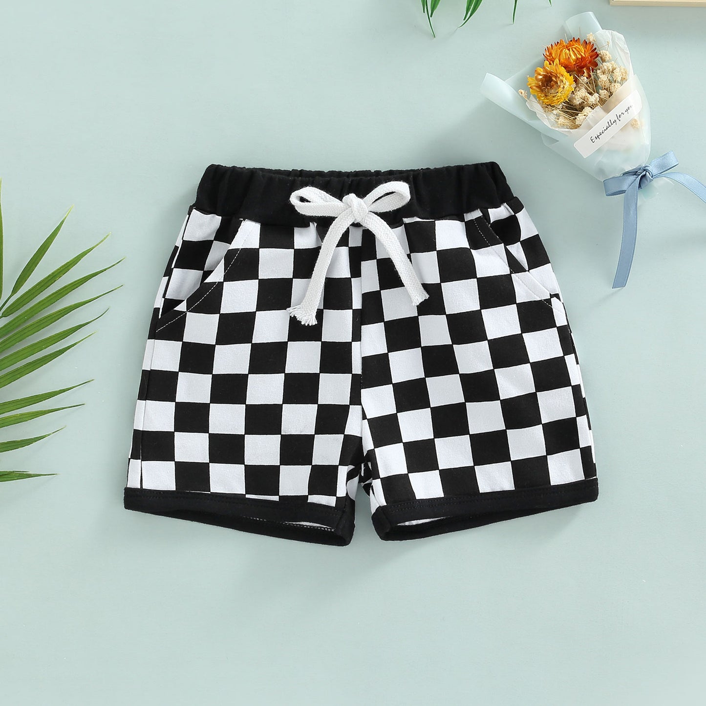Checkerboard Shorts | Baby Boy Shorts | Pants | Shorts | Jogger