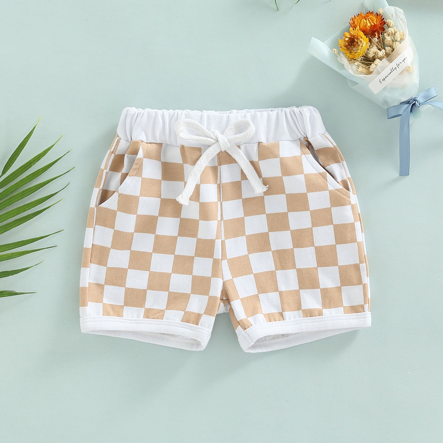 Checkerboard Shorts | Baby Boy Shorts | Pants | Shorts | Jogger