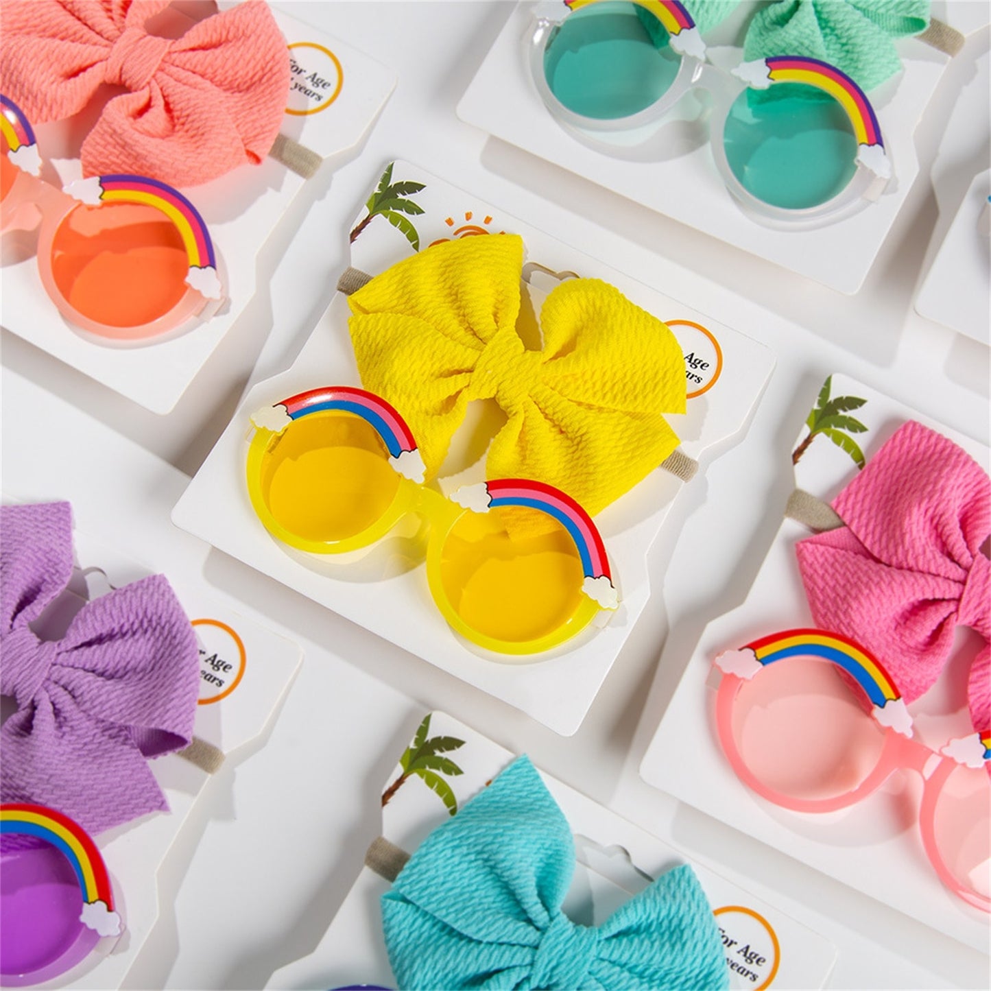 Sunglasses & Bow Set