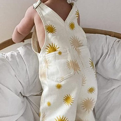 Floral & Sun Overalls