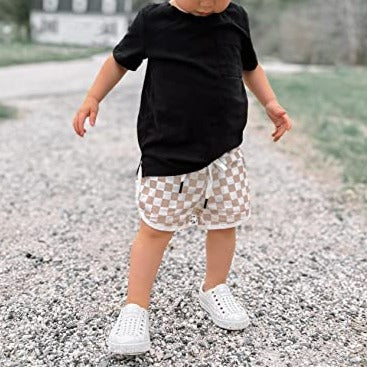 Checkerboard Shorts | Baby Boy Shorts | Pants | Shorts | Jogger