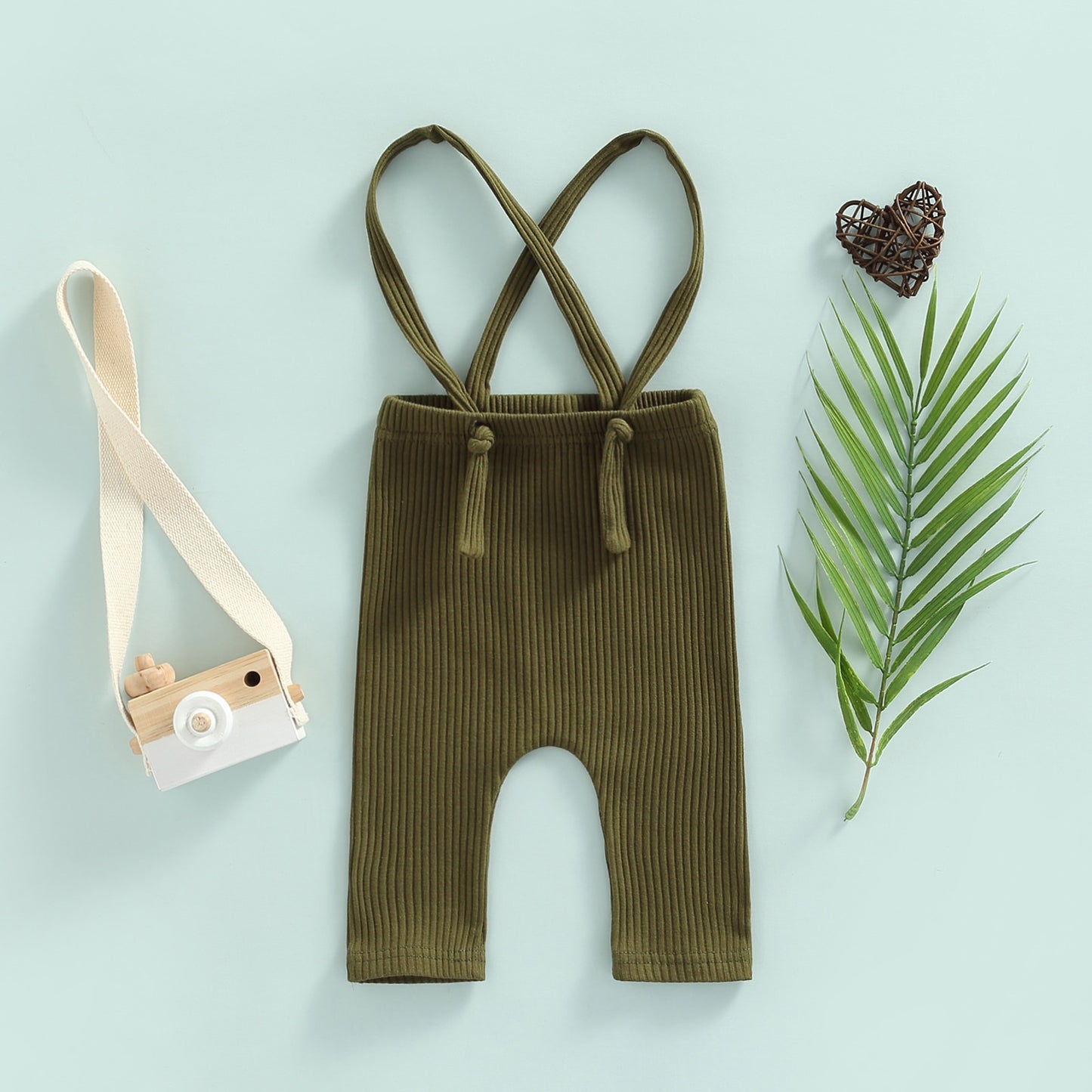 Casual Knit Romper with Suspenders | Suspender Pants | Overalls