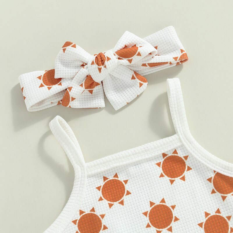 Summer Romper Waffle Knit Set | Summer Rompers | Sleeveless Jumpsuit