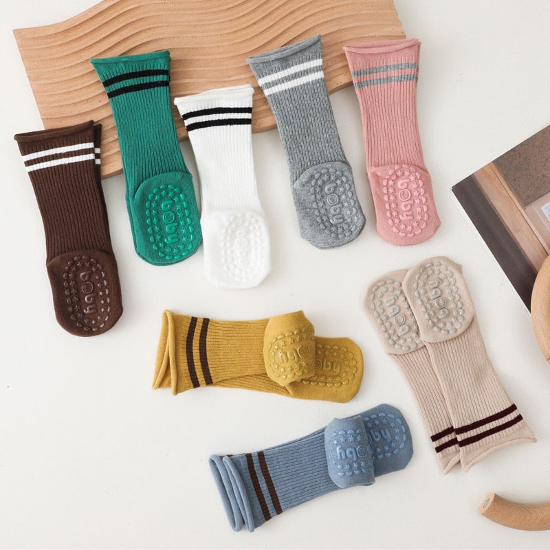 Anti Slip Kids Knee High Socks