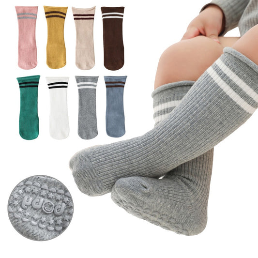 Anti Slip Kids Knee High Socks