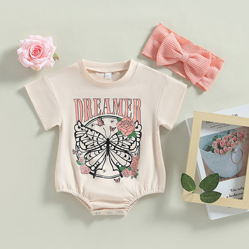 Dreamer Romper | Sleeveless Romper | Bodysuit | Butterfly Jumpsuit