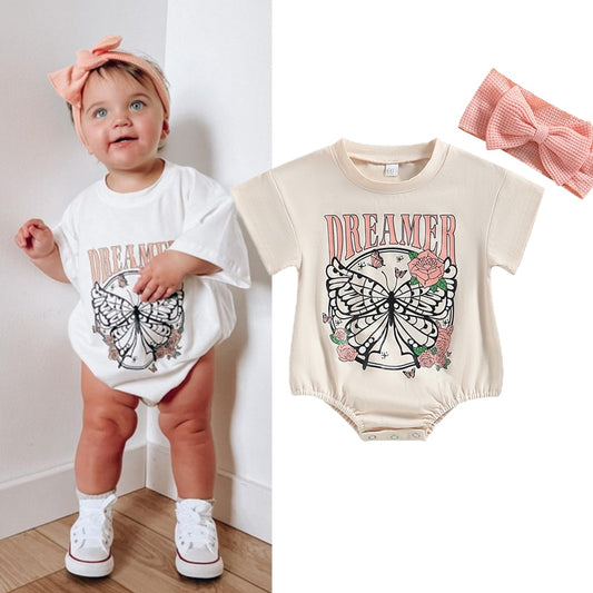 Dreamer Romper | Sleeveless Romper | Bodysuit | Butterfly Jumpsuit