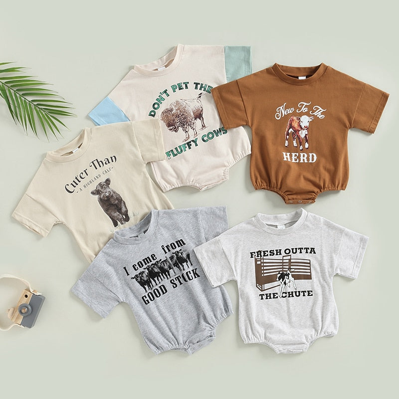 Cattle Shirt For The Little Cowboy