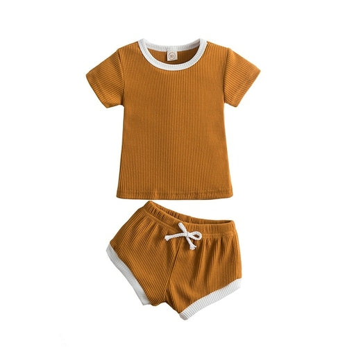 Cotton Casual Short Sleeve Set