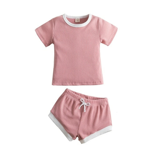 Cotton Casual Short Sleeve Set