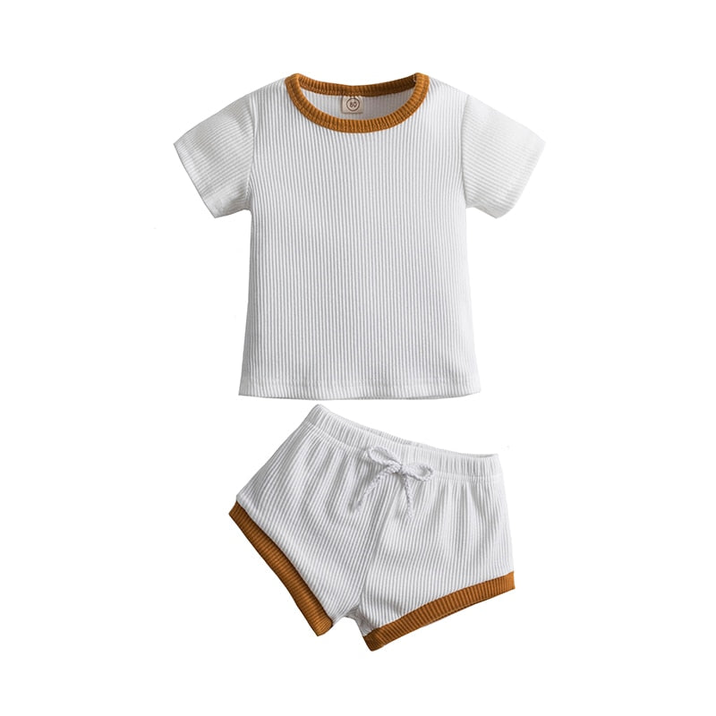 Cotton Casual Short Sleeve Set