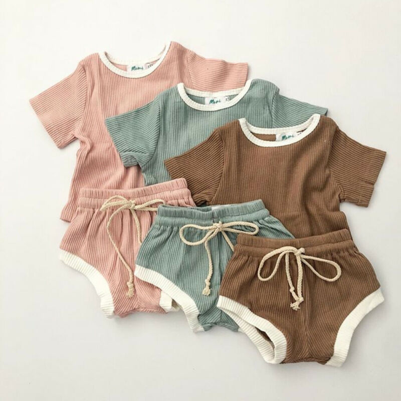 Cotton Casual Short Sleeve Set