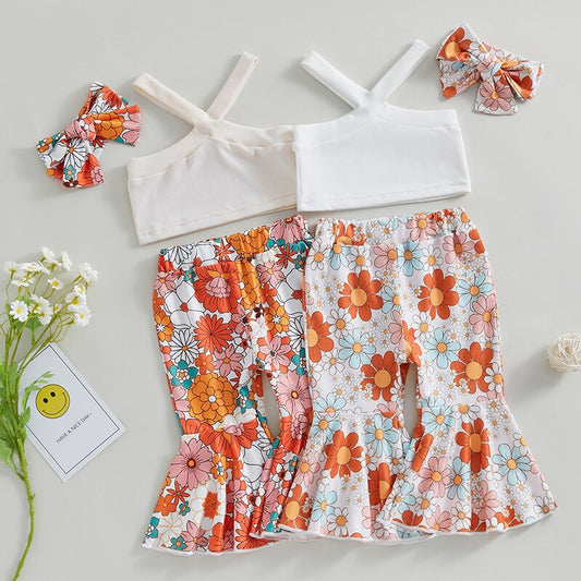 Retro Summer Camisole Stretch Set