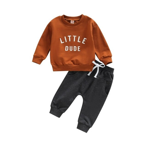 Little Dude Toddler Pants Set