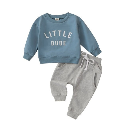 Little Dude Toddler Pants Set