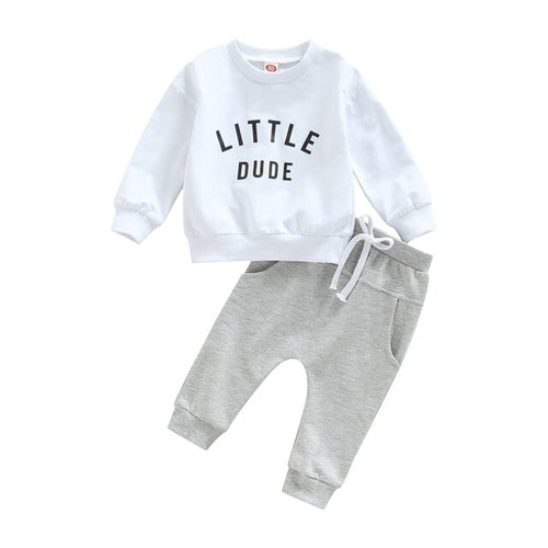 Little Dude Toddler Pants Set
