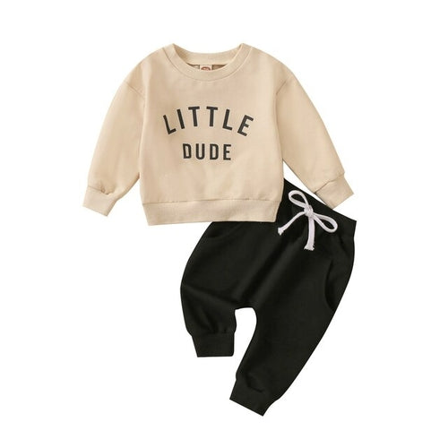 Little Dude Toddler Pants Set