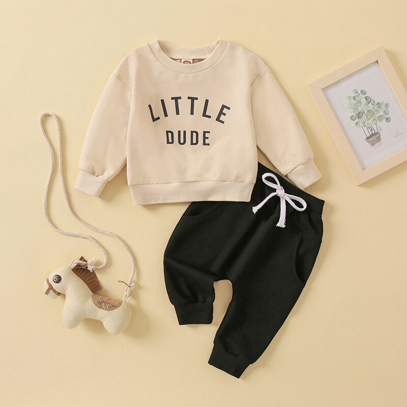 Little Dude Toddler Pants Set