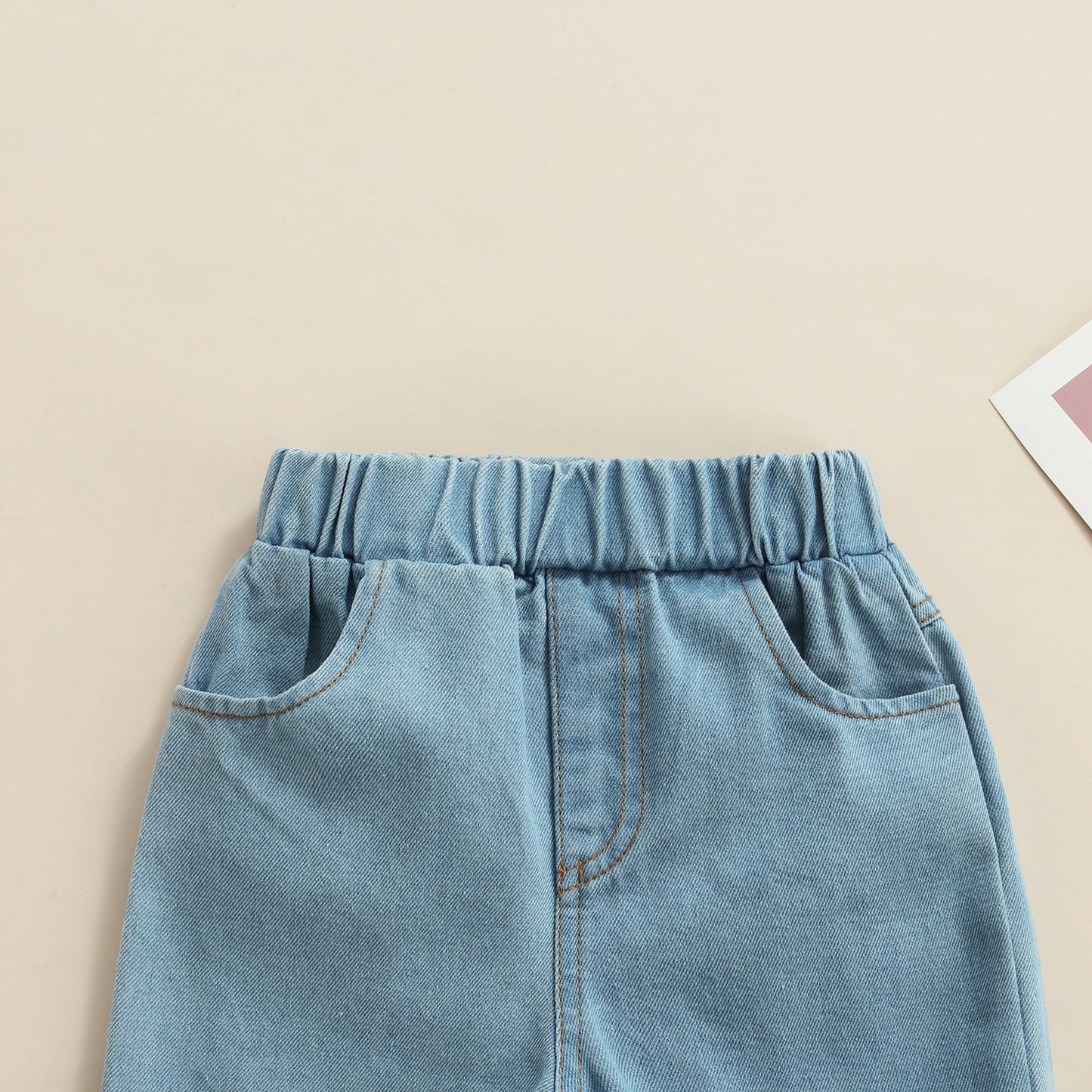 Heart & Bell Denim Set | Tops | Jeans Pants | Clothes Set | Baby Girl