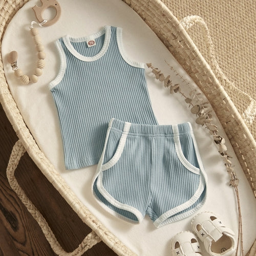 Sleeveless Track Set | Track Suit for Baby Boy | Baby Track Suit