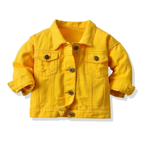 Denim Color Baby Jacket | Baby Coat | Baby Girl Jacket