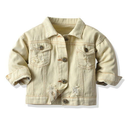 Denim Color Baby Jacket | Baby Coat | Baby Girl Jacket