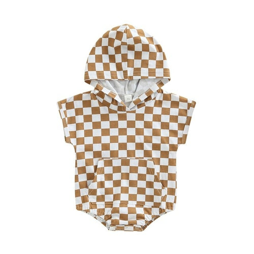 Cotton Checker Romper