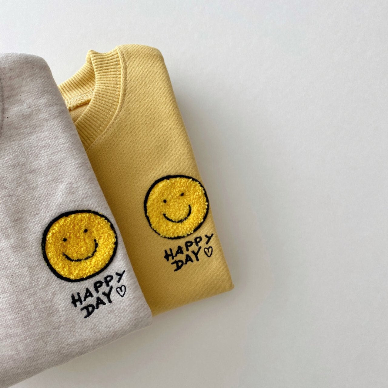 Smiley Face Hoodie Sweat Set
