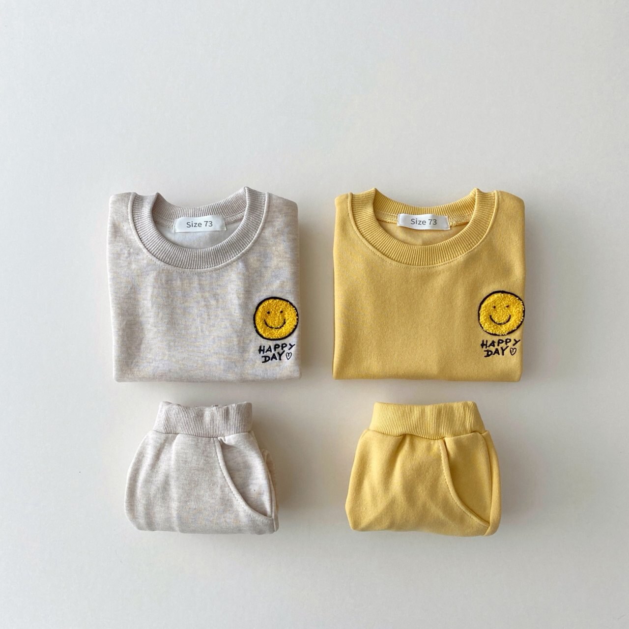 Smiley Face Hoodie Sweat Set | Joggers And Hoodie Set | Hoodie