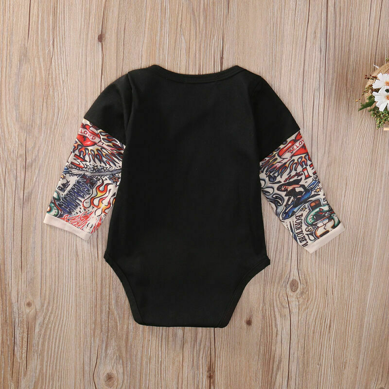 Tattoo Printed Jumpsuit | Body Print Jumpsuit | Baby Jumpsuit