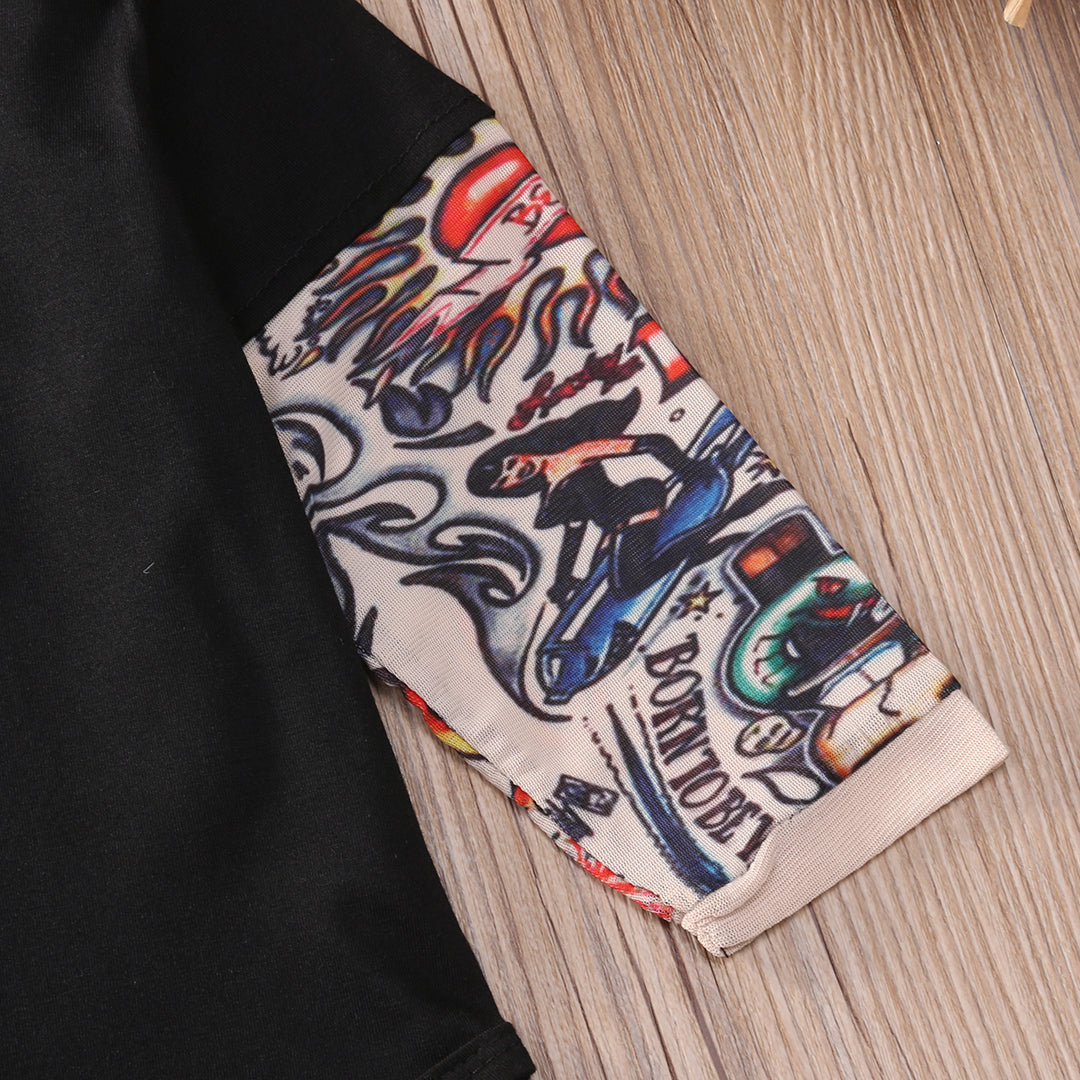 Tattoo Printed Jumpsuit