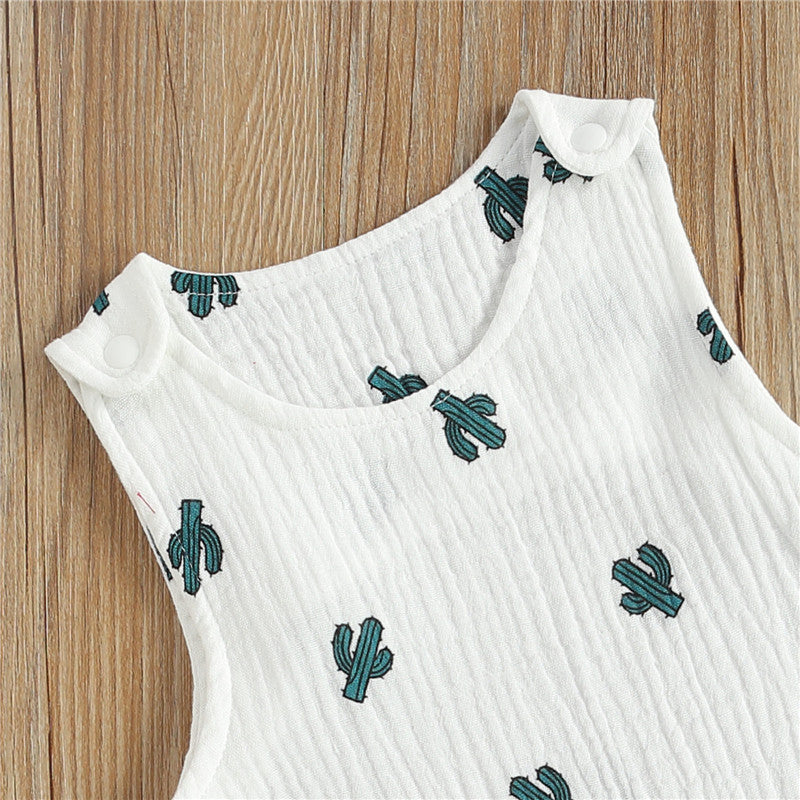 Printed Romper