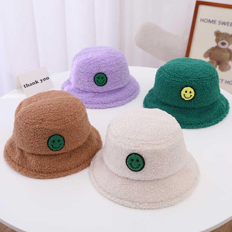 Bucket Hat Plush Smile | Newborn Sun Hat | Toddler Hat | Cap