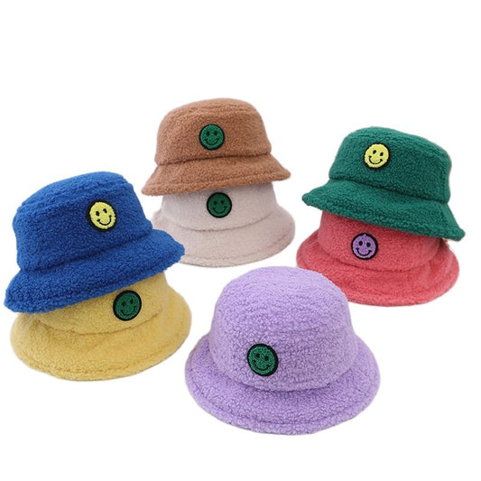Bucket Hat Plush Smile | Newborn Sun Hat | Toddler Hat | Cap