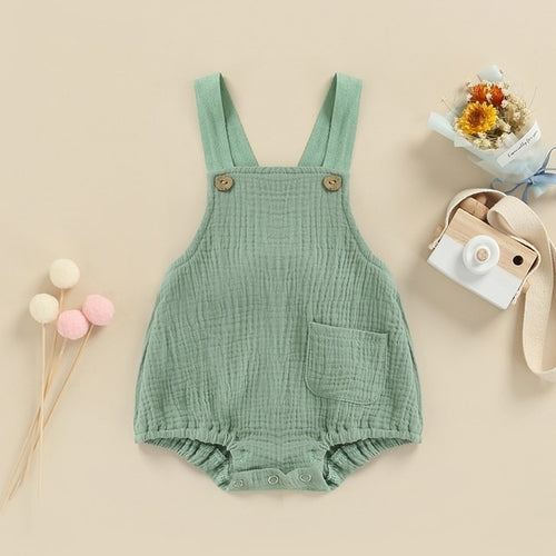 Linen Suspender Jumpsuit | Rompers For Women | Jump suit