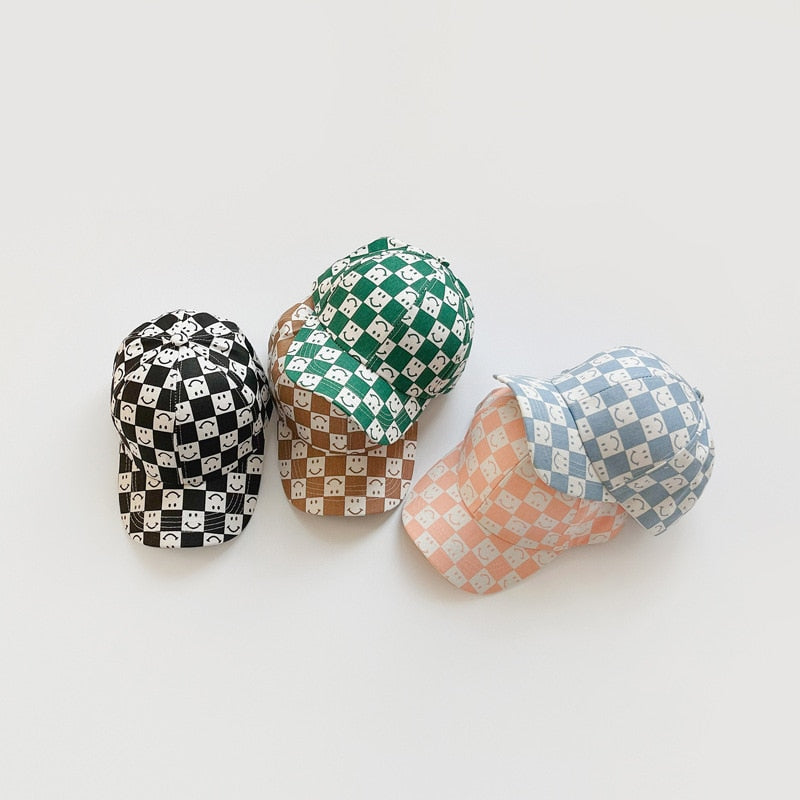 Checker Baseball Hat
