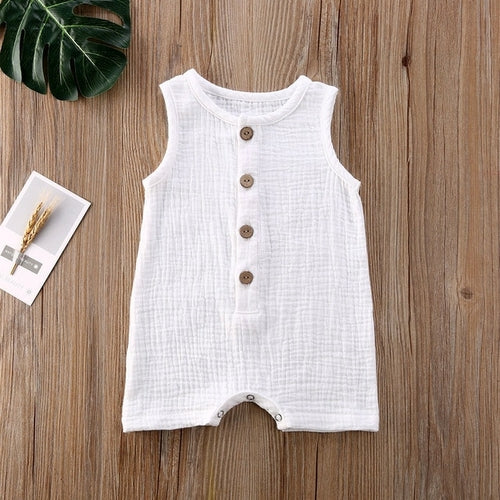 Cotton Basics Romper | Sleeveless Romper | Bodysuit | Jumpsuit