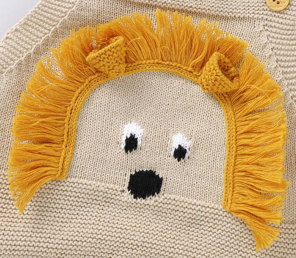 Knit Lion Jumpsuit