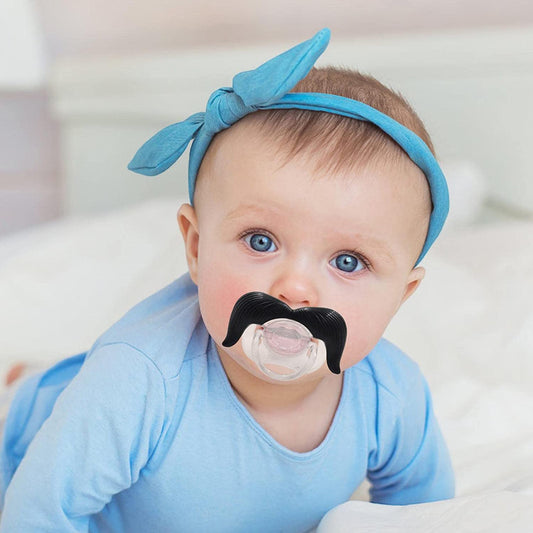 Mustache Pacifier | Silicone Pacifier | Lip Calmer | Baby Pacifier