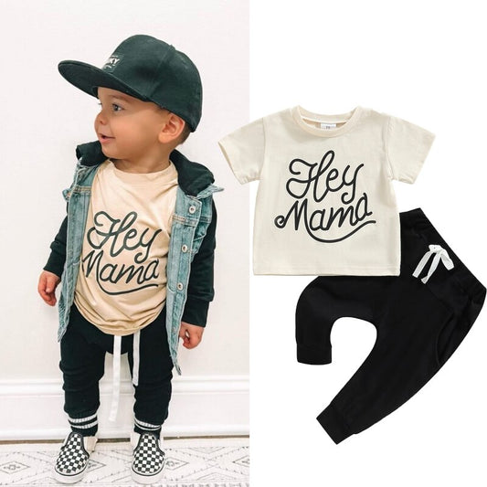 Hay Mama - Boys Summer Set | Baby Boy Short | T-Shirt | Tops