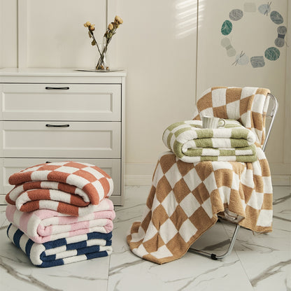 Cozy Checker Blanket
