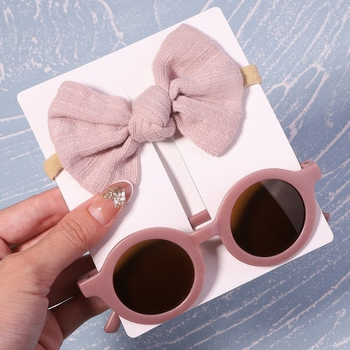 Sunglass & Bow set