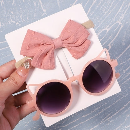 Sunglass & Bow set