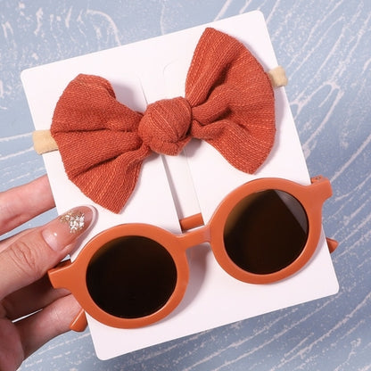 Sunglass & Bow set