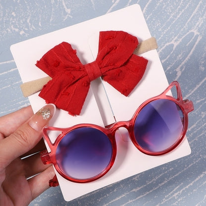Sunglass & Bow set
