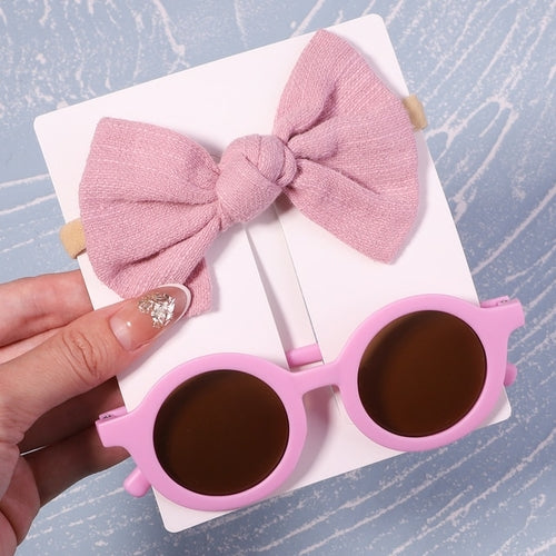 Sunglass & Bow set