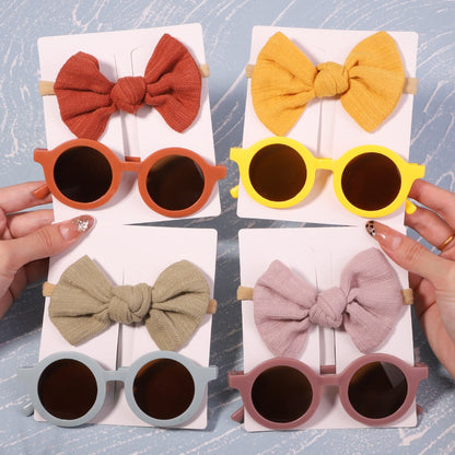 Sunglass & Bow set
